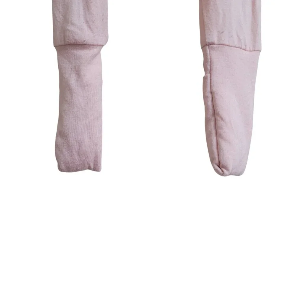 SCAINF Bamboo 0-3 Mo Baby Girl Light Pink Zippy‎ Pajamas Solid Sleeper Zipper
